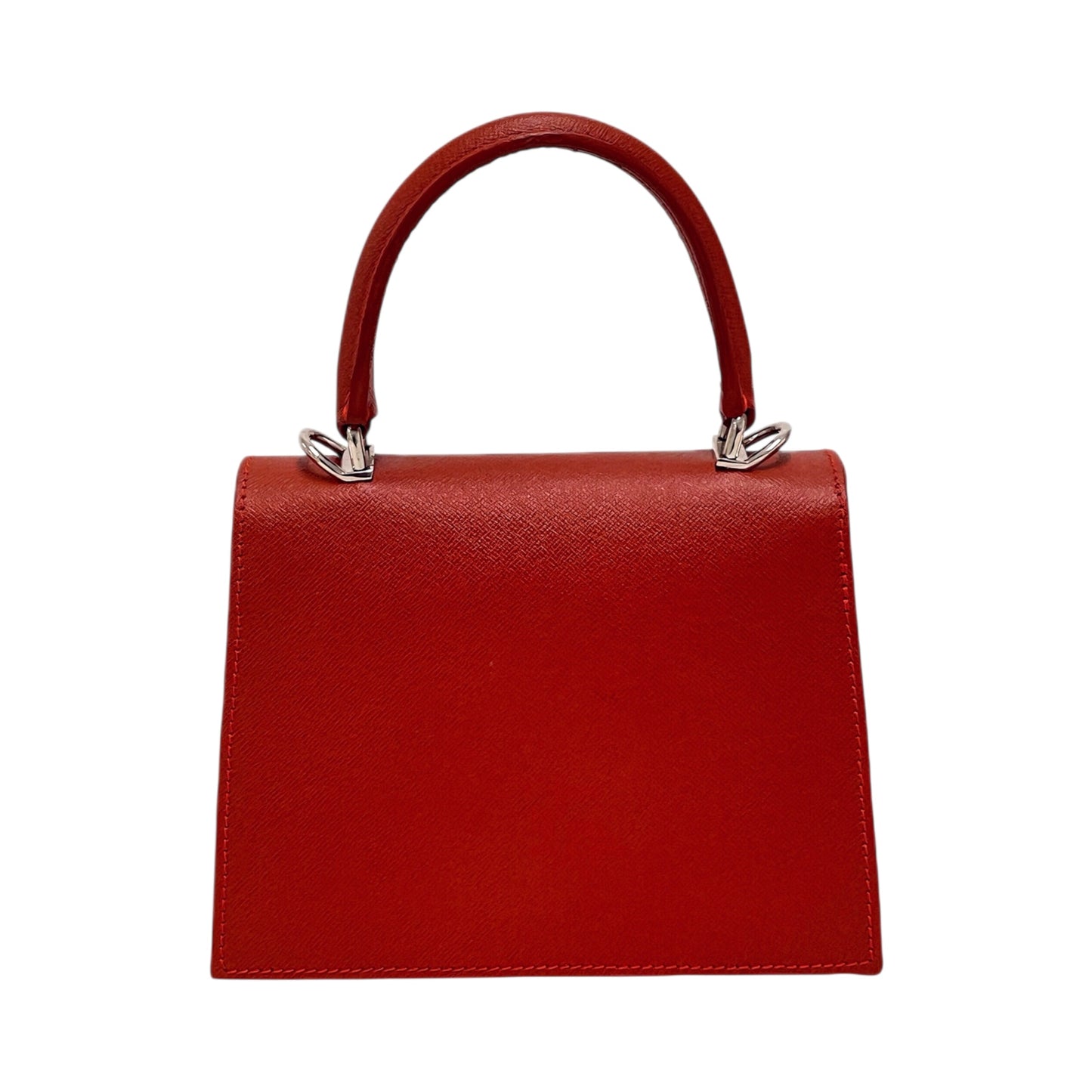 Victoria Top Handle Magenta Bag