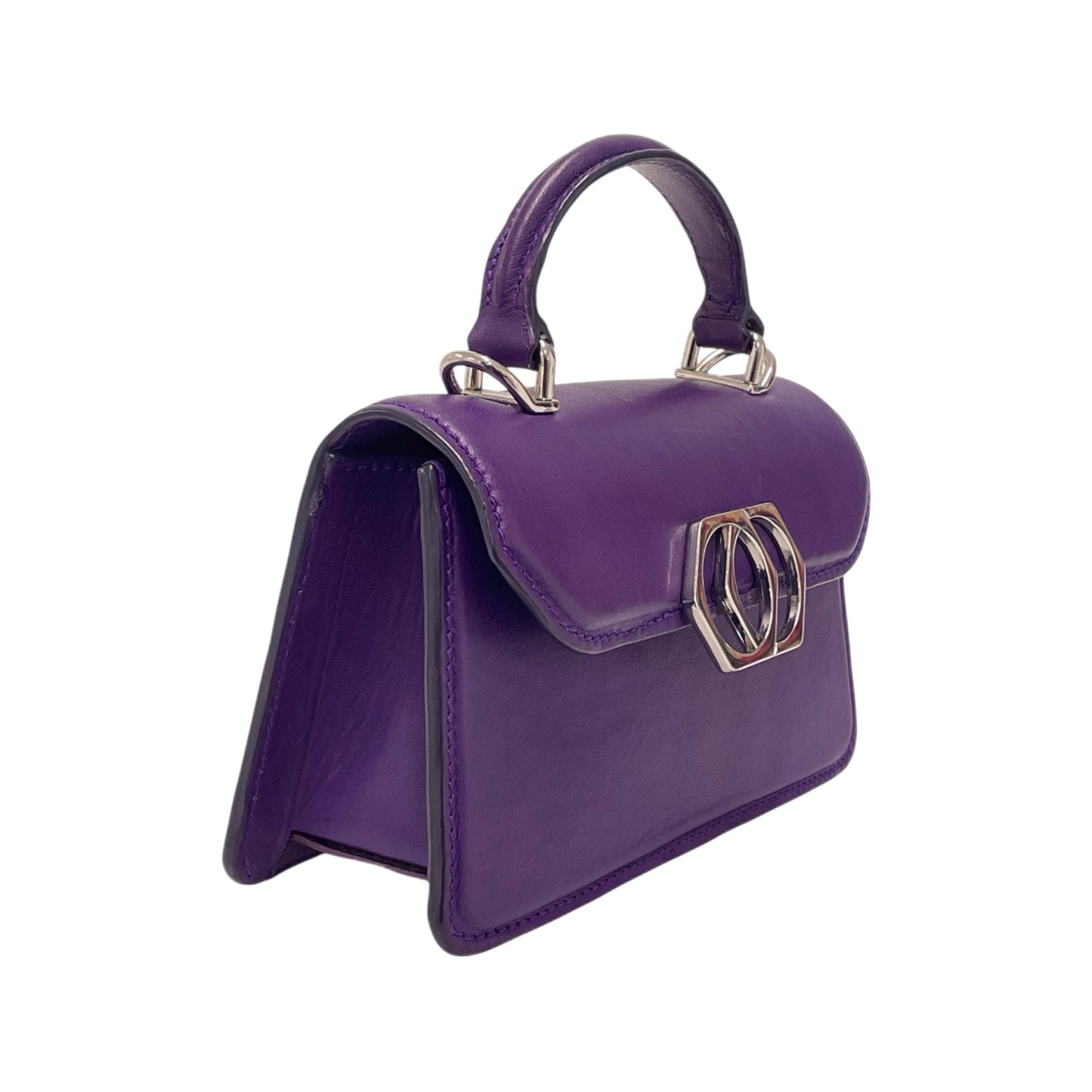 Vicky Mini leather purple Bag