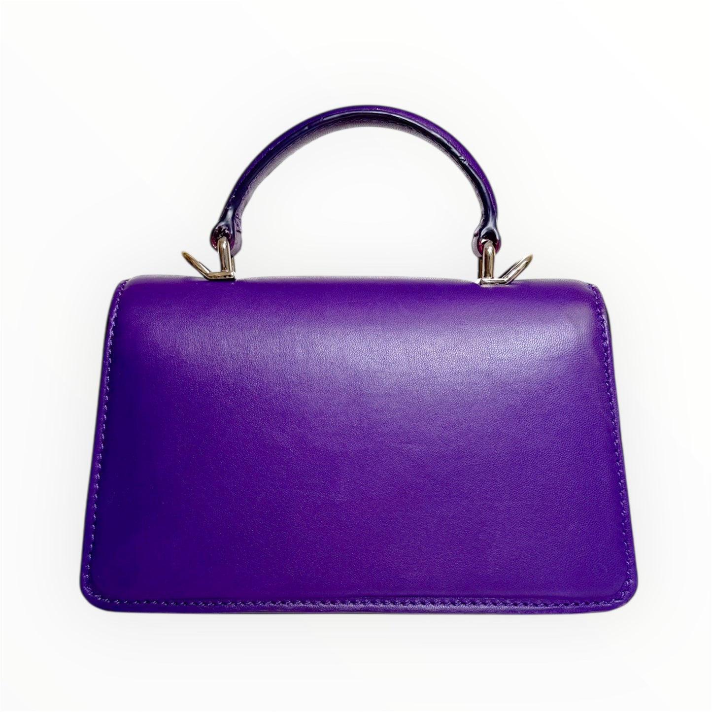Vicky Mini leather purple Bag