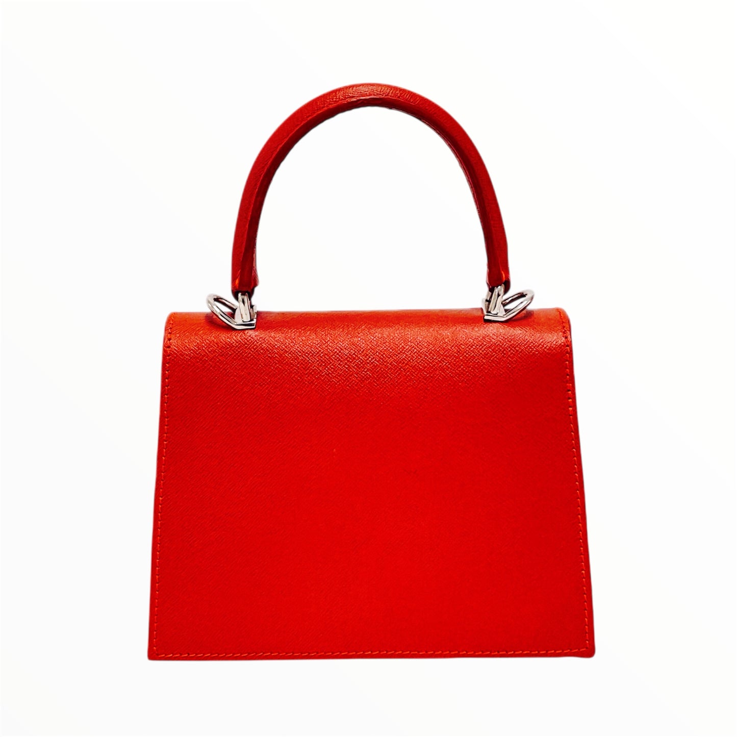 Victoria Top Handle Magenta Bag