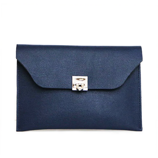 Manakel Lizard Embossed Pouch