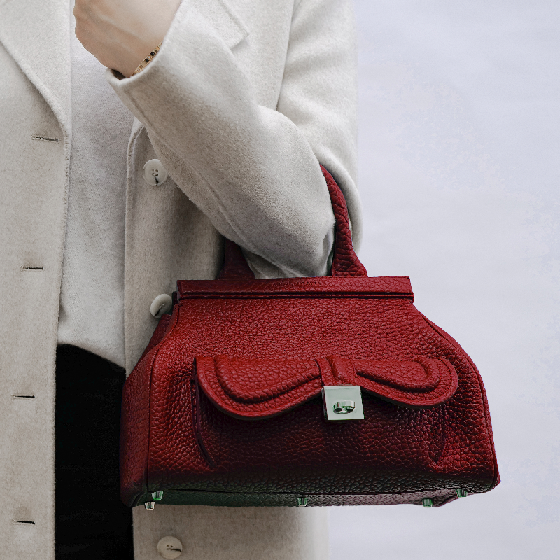 The Angel bag, Angel bag, Burgundy bag, Angel London, Angeloneon