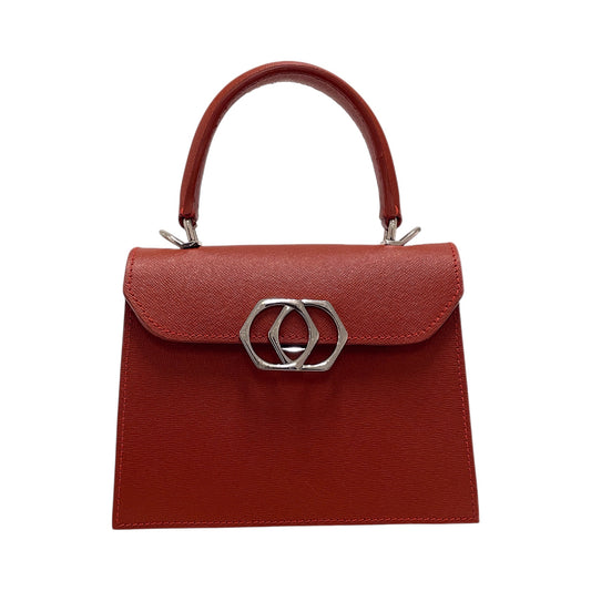 Victoria Top Handle Magenta Bag