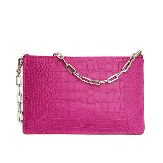 Michael Crocodile Embossed Pouch